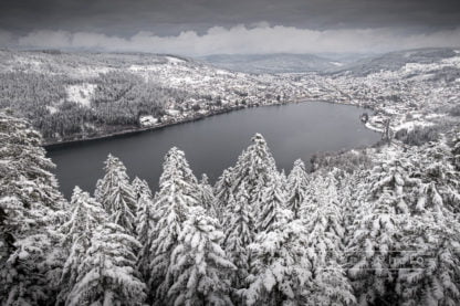 Photographie des Vosges, Lac de Gérardmer depuis la tour de Merelle