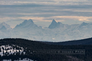 Photographie des Vosges, Pic du Finsteraarhorn depuis le sommet du Hohneck