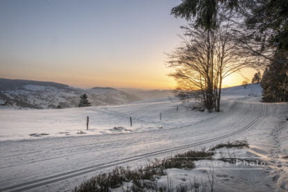 Photographie des Vosges, paysage de neige près de Gérardmer